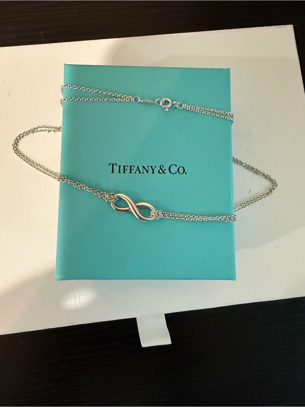 Tiffany & Co. Sterling Silver Infinity Necklace